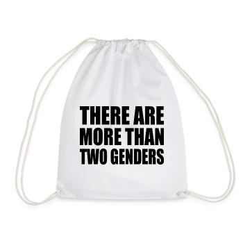there are more than two genders - Sac de sport léger - blanc - Devant