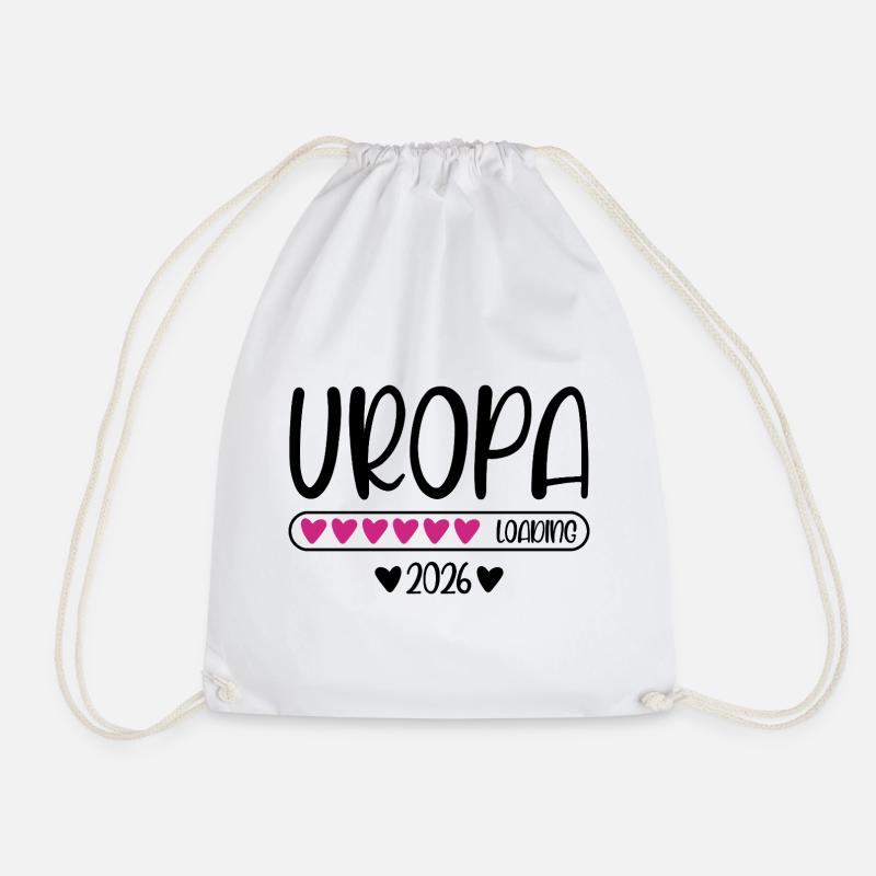 Uropa 2026 loading - Turnbeutel - Weiß