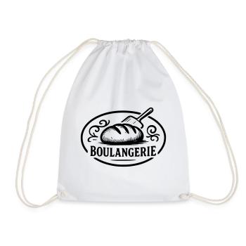 bakery - Drawstring Bag - white - Front