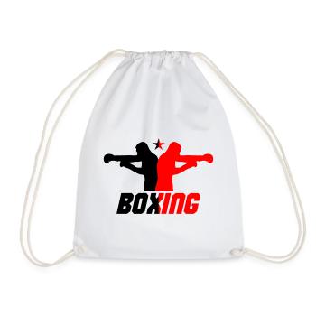 Boxer - Turnbeutel - Weiß - Vorne