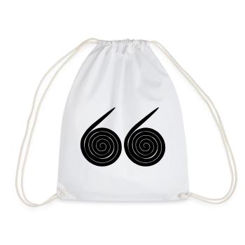 Escargots numéro 66 - Sac de sport léger - blanc - Devant