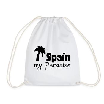 Espagne Paradise Espagne Cadeau de Voyage de Vacances - Sac de sport léger - blanc - Devant