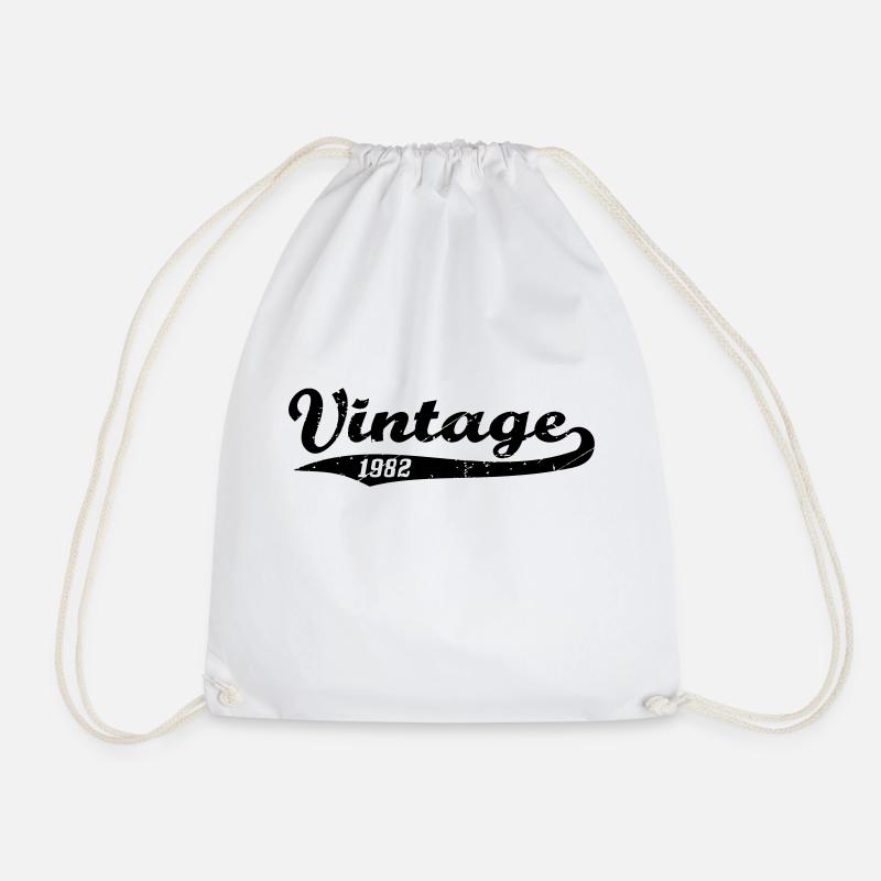 Vintage 1982 - Turnbeutel - Weiß