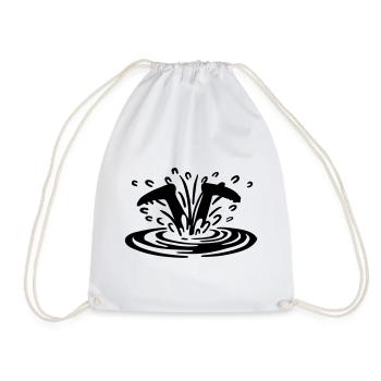 Plongeur - Sac de sport léger - blanc - Devant