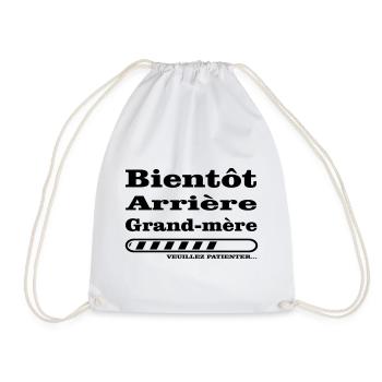 bientot arriere grand mere - Sac de sport léger - blanc - Devant