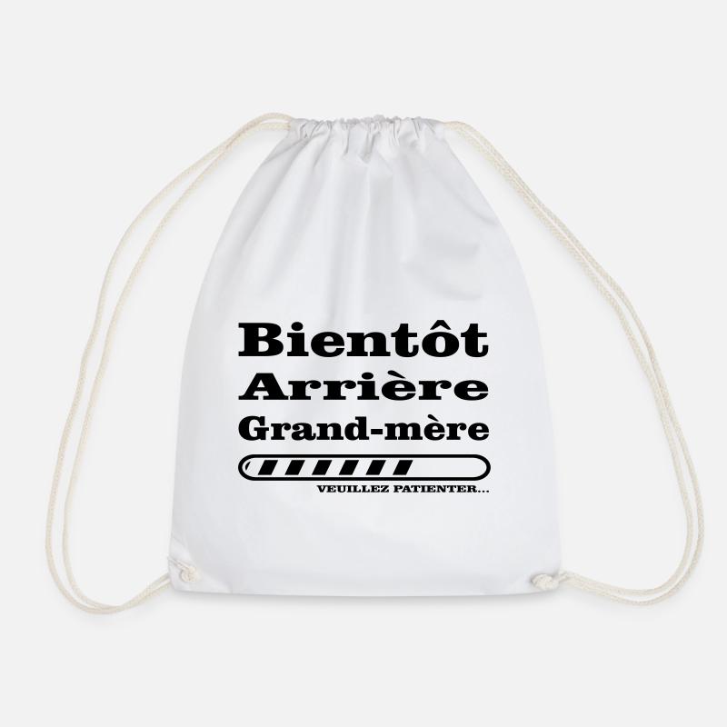 bientot arriere grand mere - Sac de sport léger - blanc