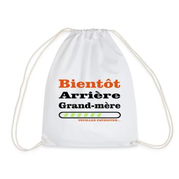 bientot arriere grand mere - Sac de sport léger - blanc - Devant