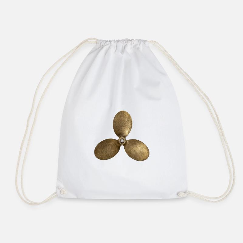 Propeller - Drawstring Bag - white