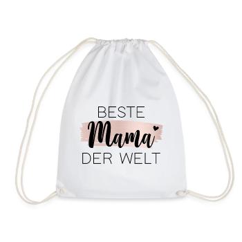 Beste Mama der Welt - Turnbeutel - Weiß - Vorne