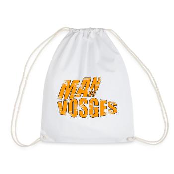 Man vs Vosges sauvage - Sac de sport léger - blanc - Devant