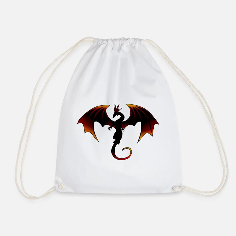 Dragon de Feu, Dragon de Feu - Sac de sport léger - blanc