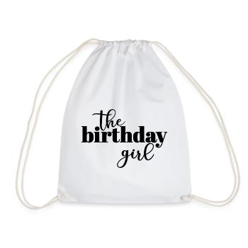 La fille d’anniversaire - Sac de sport léger - blanc - Devant