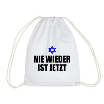 Nie wieder ist jetzt - Turnbeutel - Weiß - Vorne