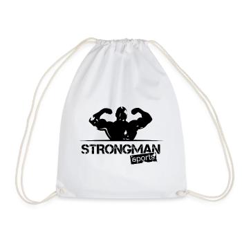 Strongman Sport Logo Symbole Musculation Fitness - Sac de sport léger - blanc - Devant