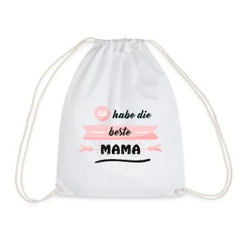 J’ai la meilleure maman - Sac de sport léger - blanc - Devant