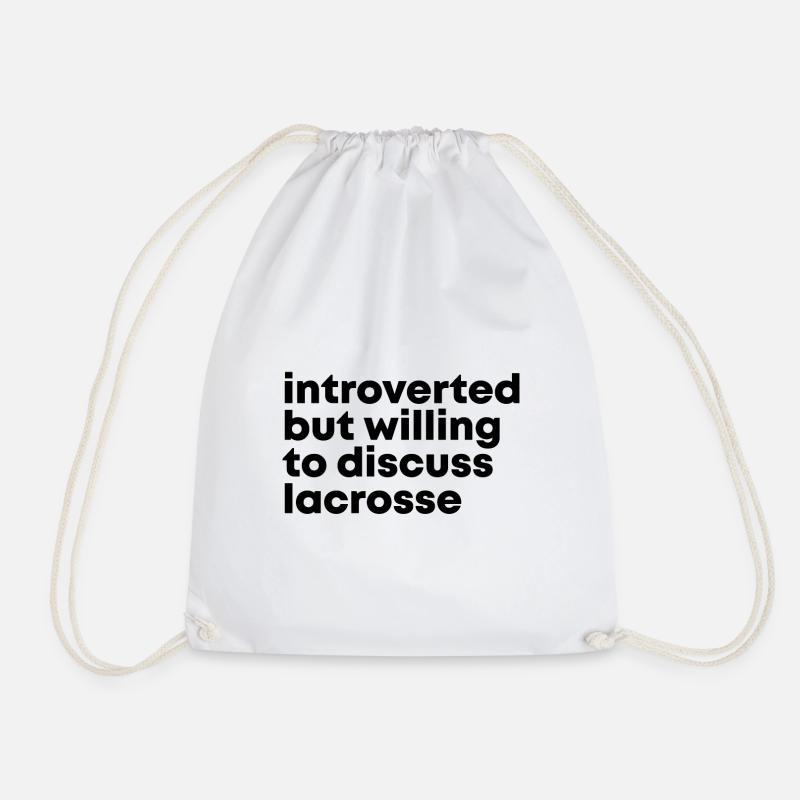 Lacrosse - Turnbeutel - Weiß