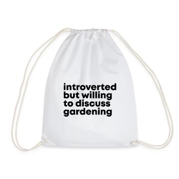 Jardinage Jardinage Jardinage - Sac de sport léger - blanc - Devant