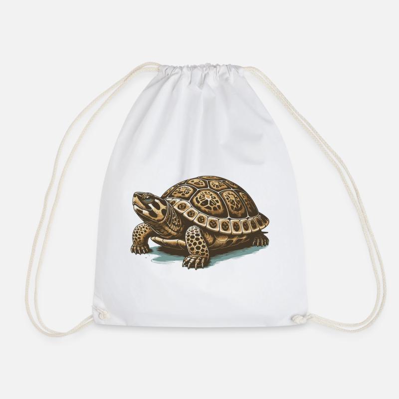 Tortue - Sac de sport léger - blanc