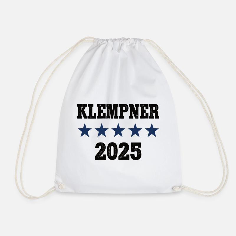 2025 Plumber Profession Plumbing Job Work Apprenticeship - Drawstring Bag - white