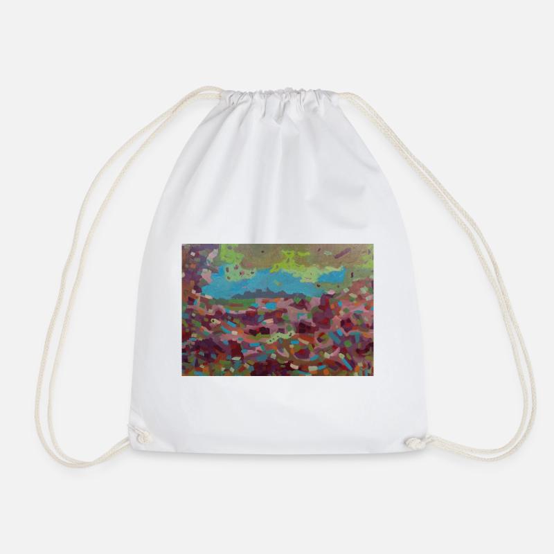 Chaos de vitraux de couleurs - Sac de sport léger - blanc