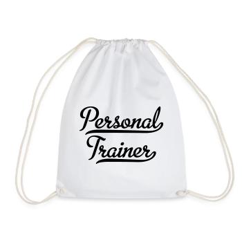 Personal Trainer - Drawstring Bag - white - Front