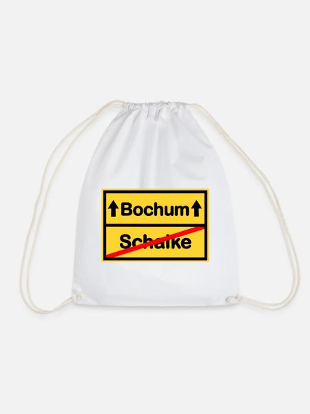 Bochum Aufstieg Schalke - Turnbeutel - Weiß