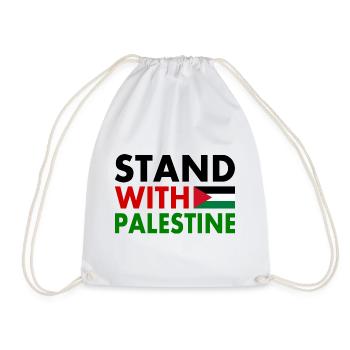 Stand with palestine - Sac de sport léger - blanc - Devant