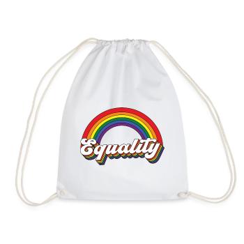 Equality Rainbow - Turnbeutel - Weiß - Vorne