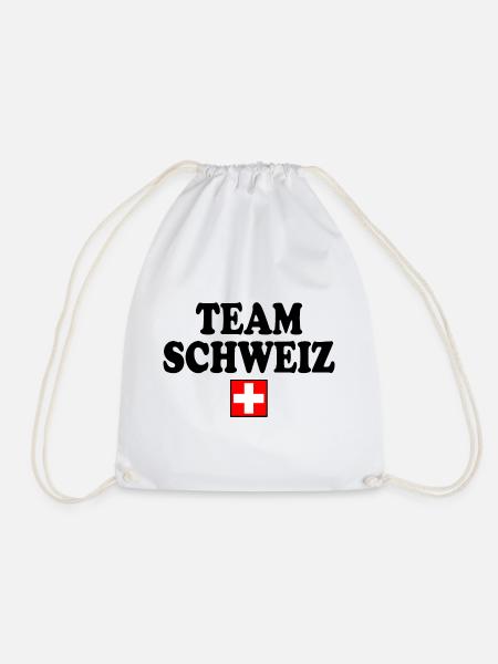Team schweiz - Turnbeutel - Weiß