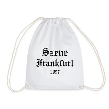 Szene Frankfurt 1997 Ultras Tshirt Fan Fußball - Turnbeutel - Weiß - Vorne