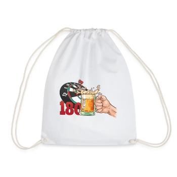 Darts, Beer, Darts, Alcohol, Drinking, Booze, Pub - Drawstring Bag - white - Front