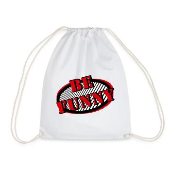 be funny - Turnbeutel - Weiß - Vorne