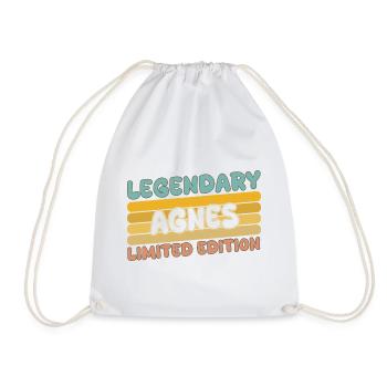 Agnes as Legendary - Drawstring Bag - white - Front