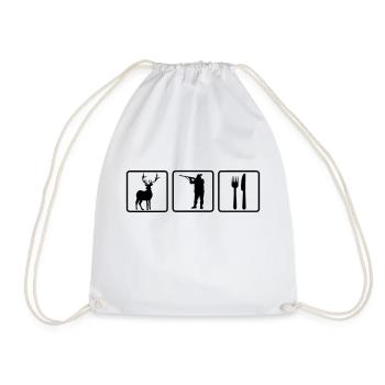 HUNTER - Sac de sport léger - blanc - Devant