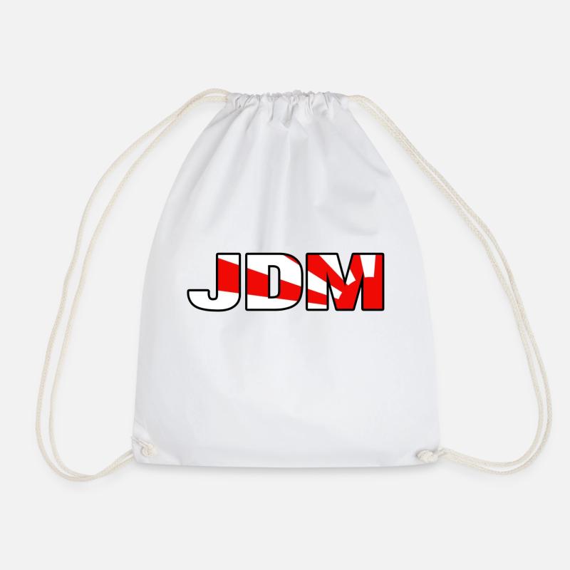 JDM - Drawstring Bag - white