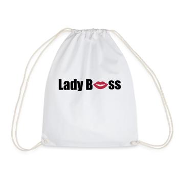 Lady Boss - Turnbeutel - Weiß - Vorne