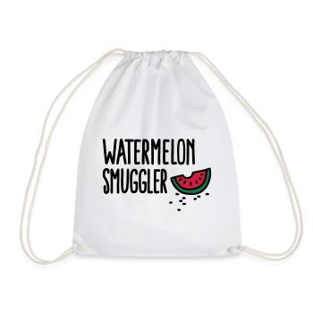 Watermelon smuggler - Sac de sport léger - blanc - Devant