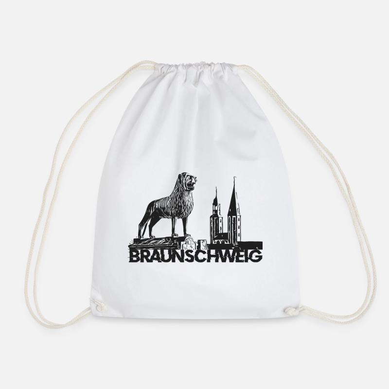 Braunschweig Löwe - Turnbeutel - Weiß