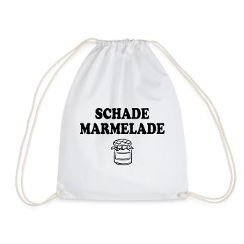 Schade Marmelade - Turnbeutel - Weiß - Vorne