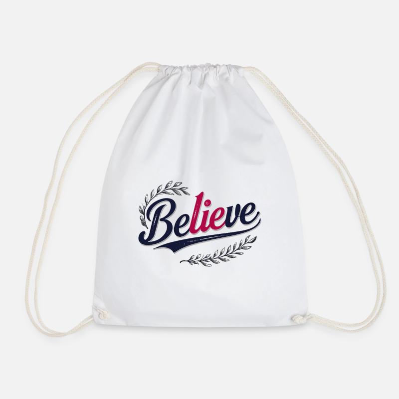 Believe - Turnbeutel - Weiß