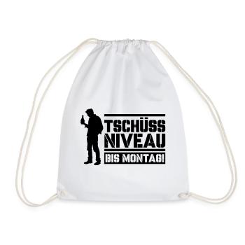 Bye bye niveau jusqu’à lundi - Sac de sport léger - blanc - Devant