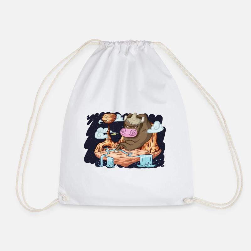 Mexicow - Drawstring Bag - white