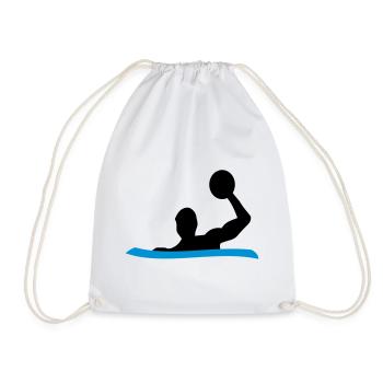 Wasserball - Turnbeutel - Weiß - Vorne