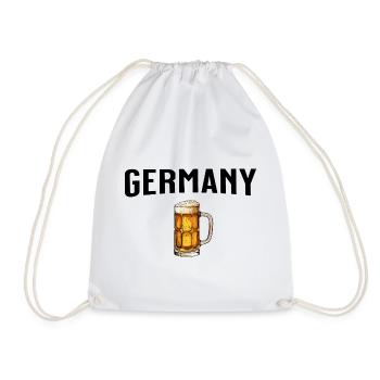 Bière d’Allemagne - Sac de sport léger - blanc - Devant