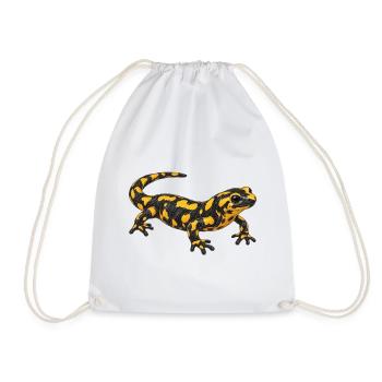 Feuersalamander - Turnbeutel - Weiß - Vorne