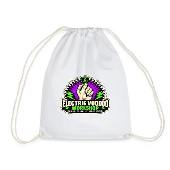ELEKTRISCHES VOODOO | Streicher · Funken · Seltsamer Klang - Turnbeutel - Weiß - Vorne