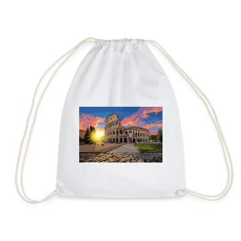 colosseo_al_tramonto - Turnbeutel - Weiß - Vorne