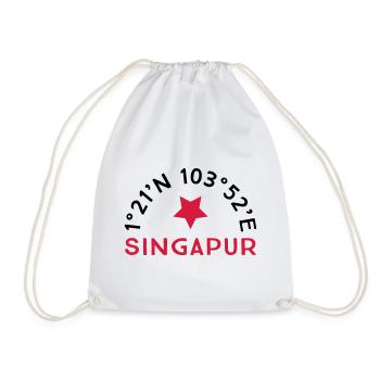 Singapour - Sac de sport léger - blanc - Devant
