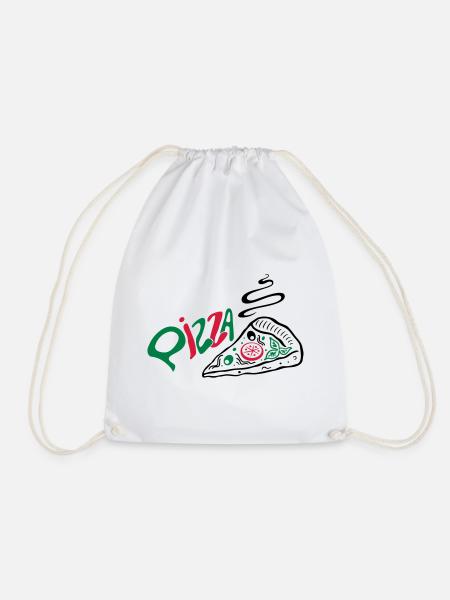 Italienische Pizza, italian food - Sac de sport léger - blanc