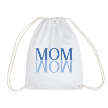 Mom Wow - Maman Maman Fête des Mères Idée Cadeau - Sac de sport léger - blanc - Devant
